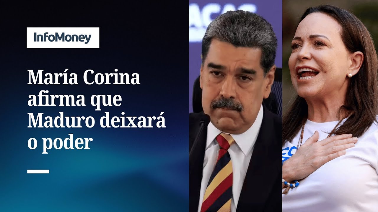 Maria Corína Machado quer transição pacífica após Maduro | InfoMoney News