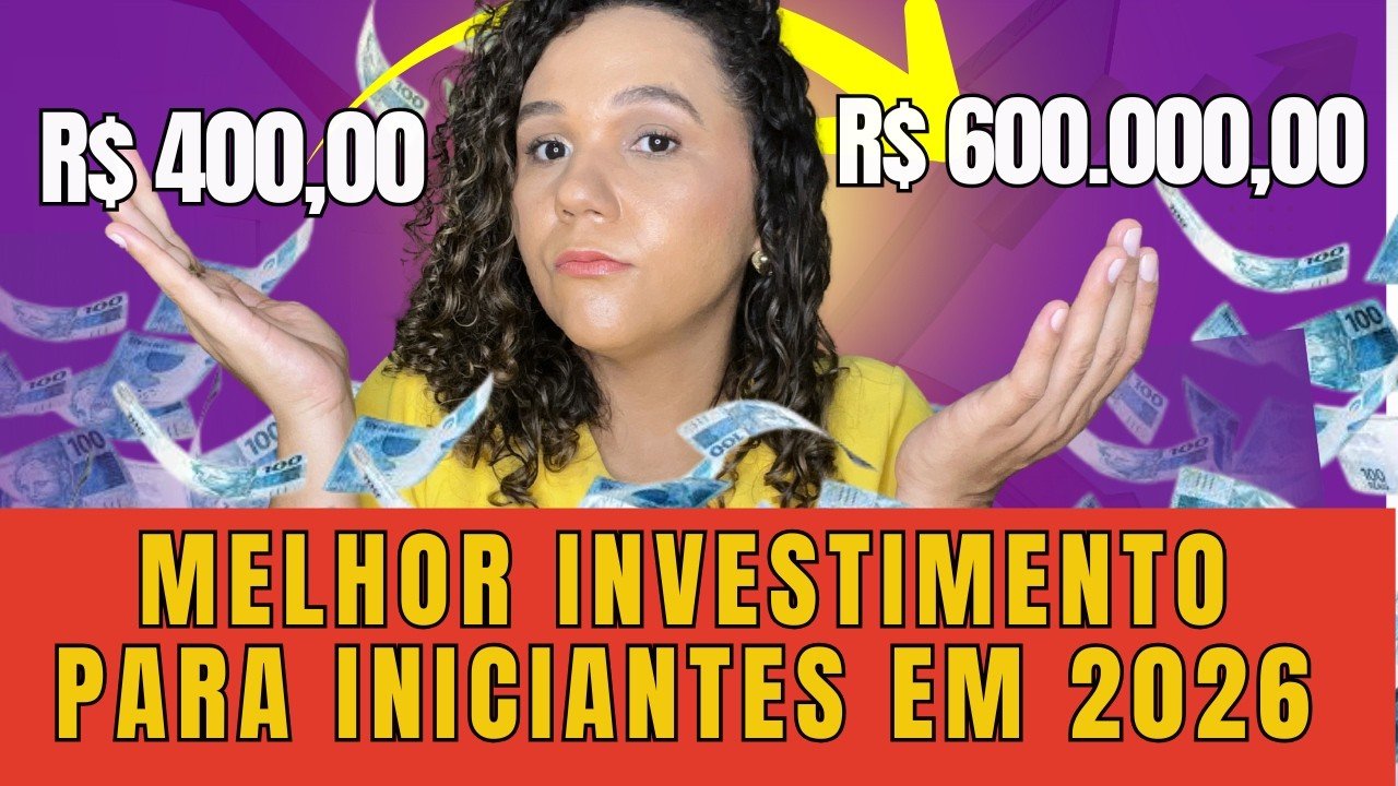 MELHORES INVESTIMENTOS PARA INICIANTE EM 2026 – como montar um carteira de investimentos na prática