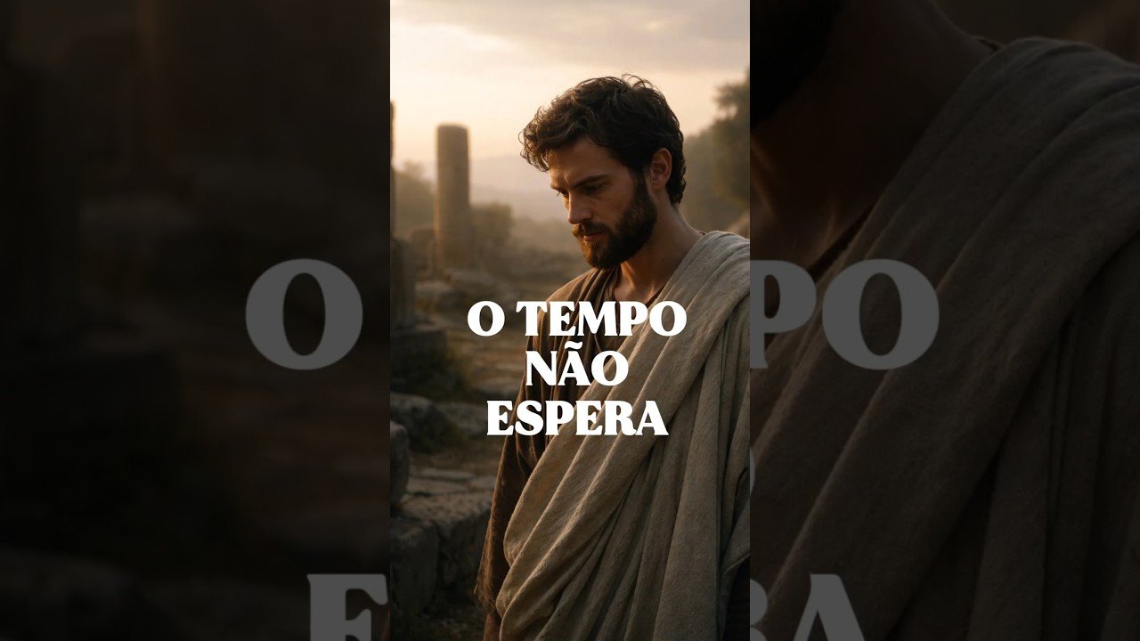 O tempo não espera. Escolha onde investir sua vida. #estoicismo #tempo #autocontrole