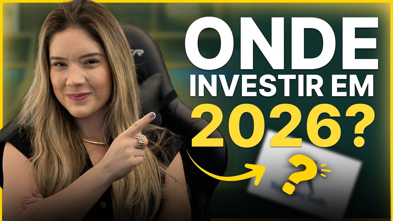 Onde investir com segurança em 2026 e parar de perder dinheiro na poupança!