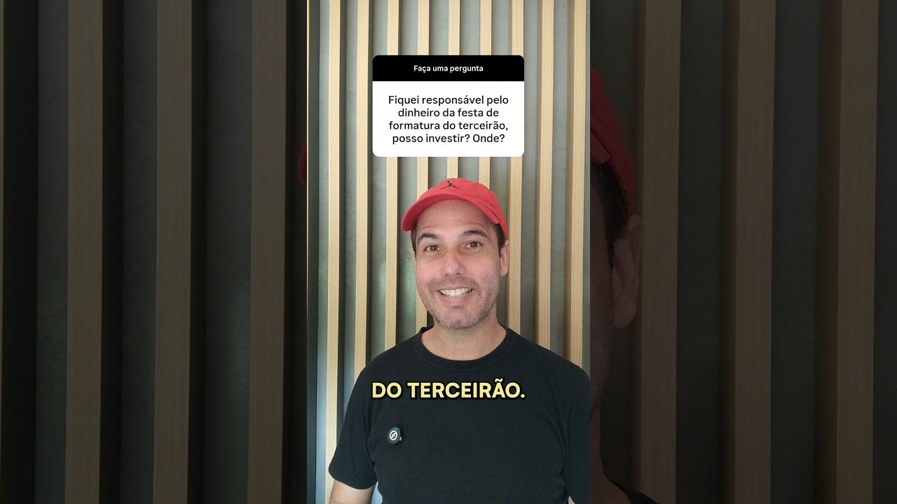 Onde investir o dinheiro da FESTA DE FORMATURA? #dinheiro #formatura #terceirão #shorts