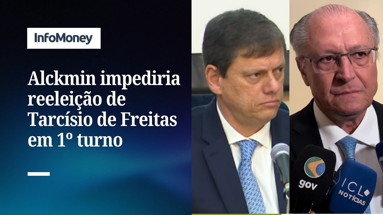 Paraná Pesquisas: Apenas Alckmin impediria Tarcísio de se reeleger no 1º turno em SP| InfoMoney News