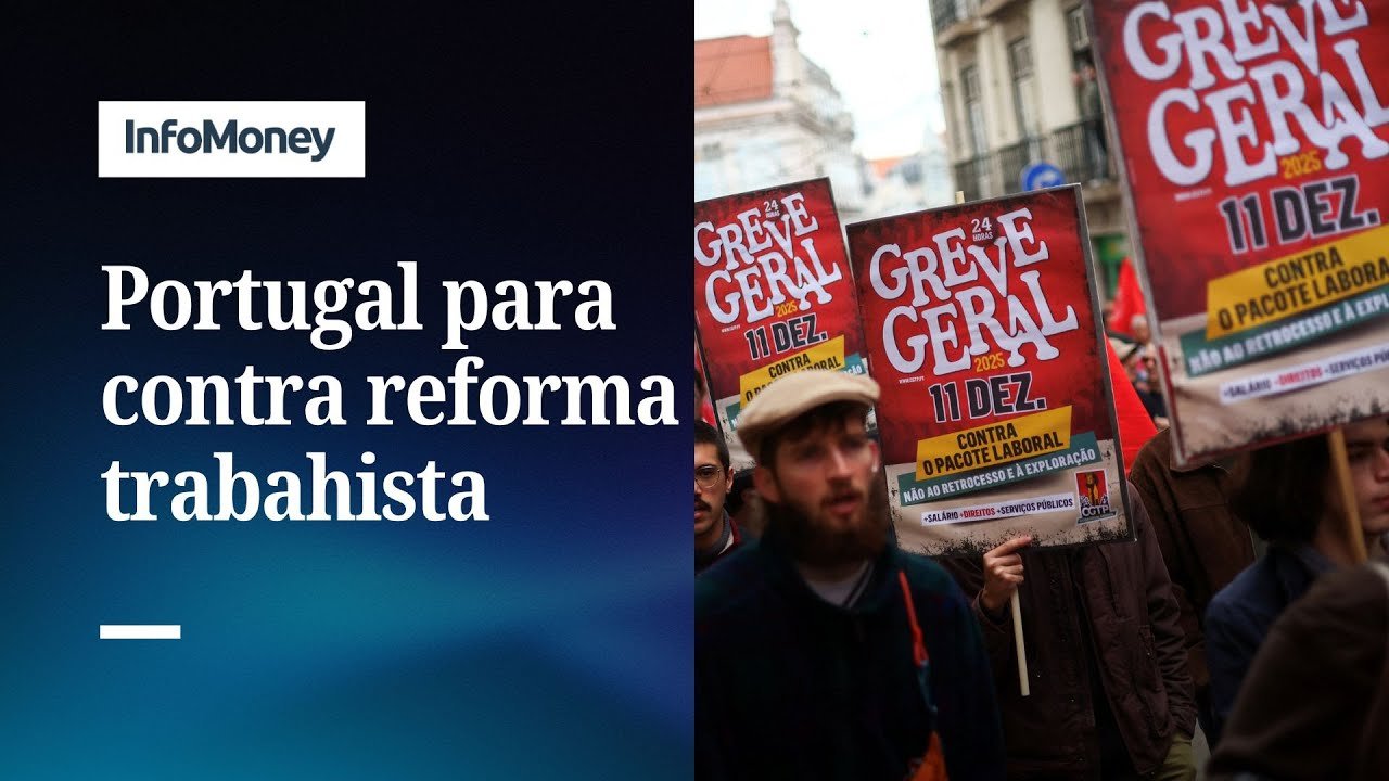 Portugal tem 1ª greve geral em mais de 10 anos | InfoMoney News