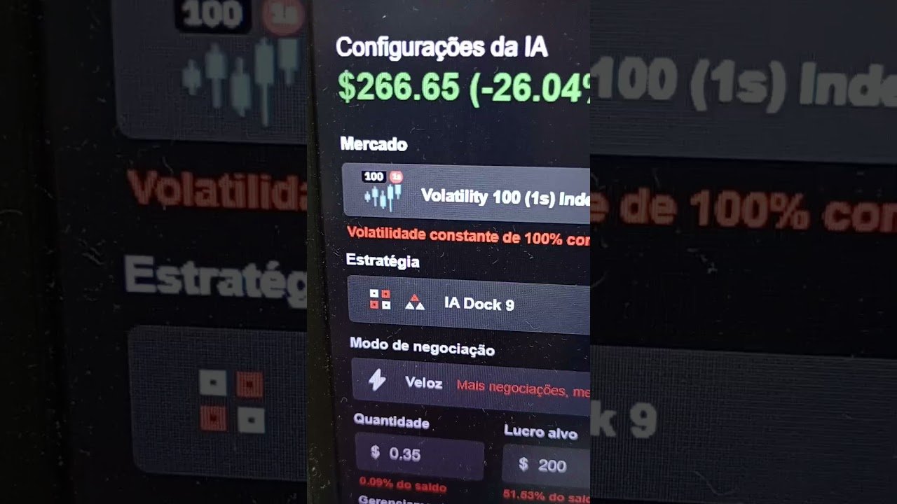 Robô Trader I.A. Dock 9, Recuperando Perdas em Minutos!