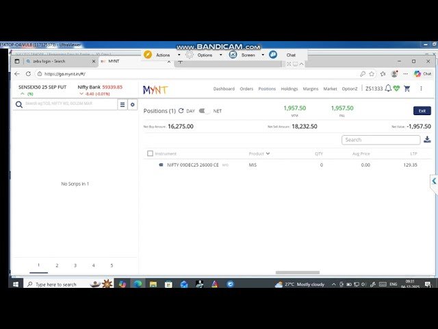ROBO TRADING NIFTY OPTION 04 DEC 25 .2 LOT TODAY PROFIT .RS.1900