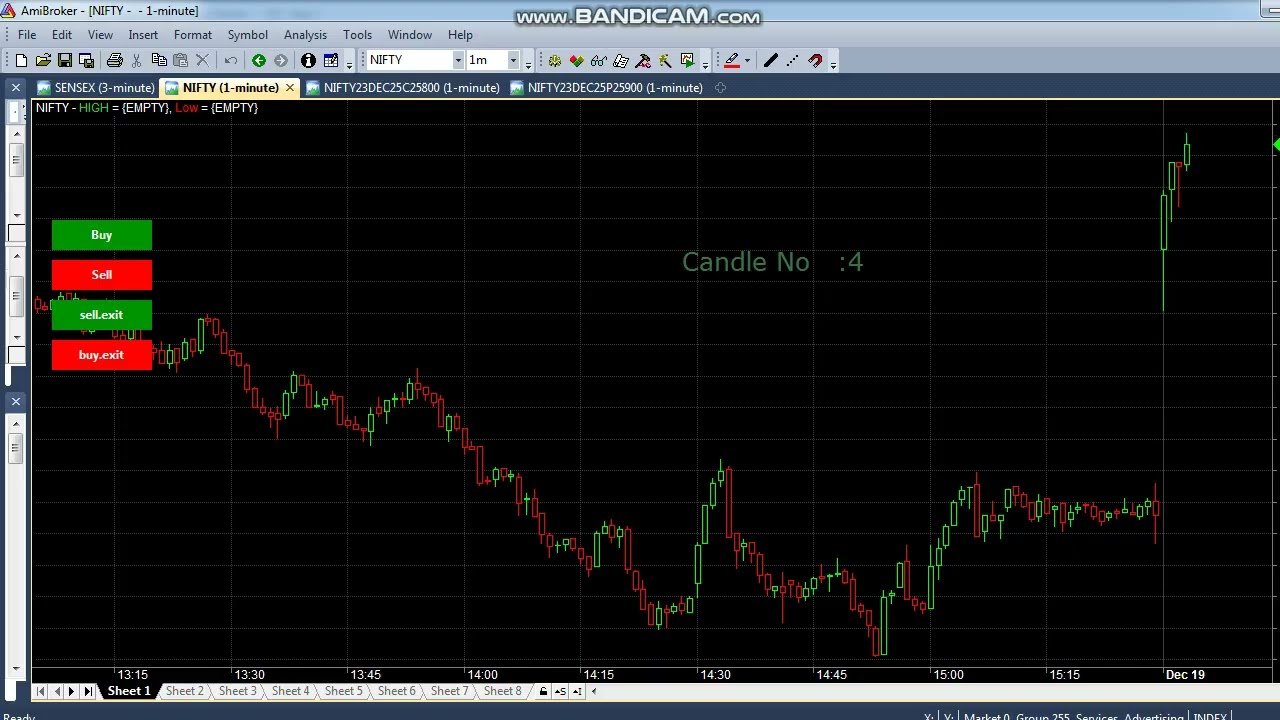 ROBO TRADING NIFTY OPTION 19 DEC 25 .15 LOT TODAY PROFIT .RS.9450