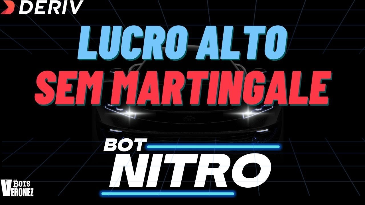 SEM MARTINGALE ! ROBÔ NITRO DESTRUINDO A DERIV – Assertividade Alta  Muito Lucro. Segurança no Trade