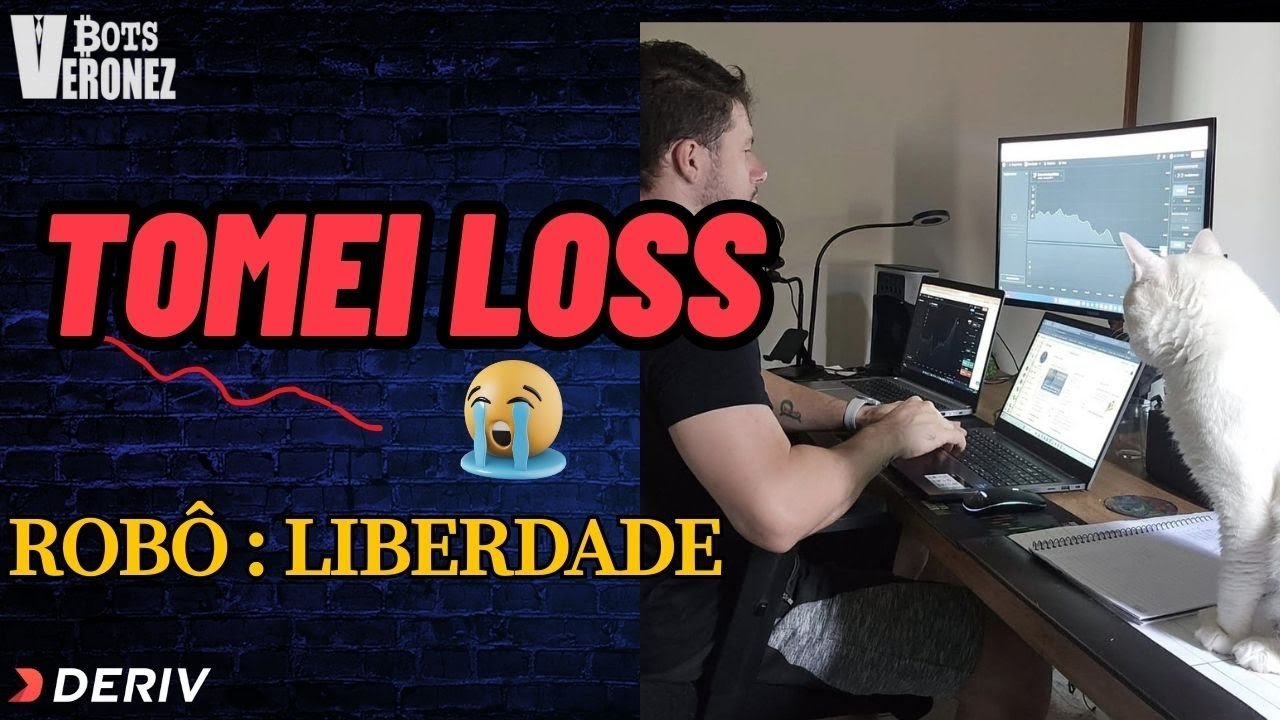 SERÁ QUE QUEBROU MINHA CONTA ? Robô LIBERDADE errou operação na Conta Real Deriv.com
