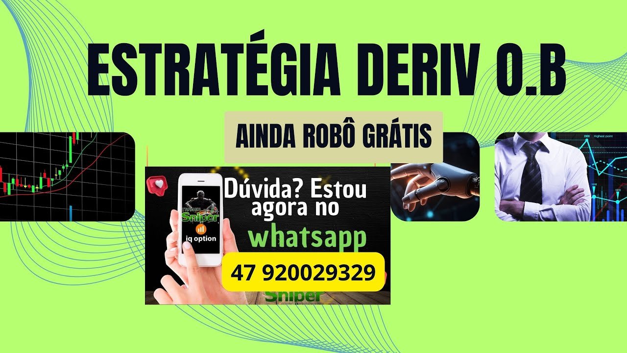 Só para quem opera deriv, melhor estratégia e robô grátis