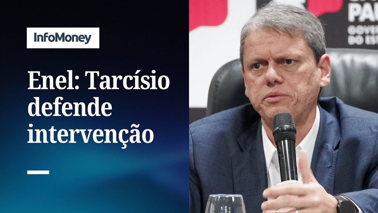 Tarcísio defende intervenção na Enel após novo apagão | InfoMoney News