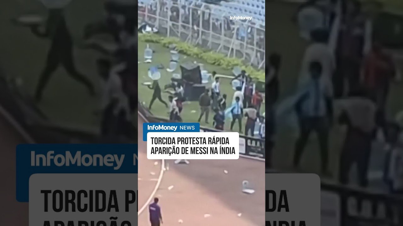 Torcida protesta após rápida aparição de Messi em turnê na Índia