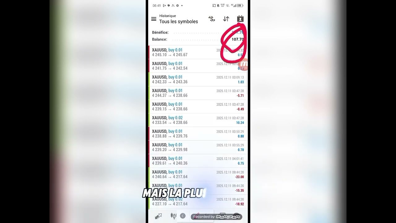 TRADE AVEC NOTRE ROBOT 🤖 SUR UN COMPTE FTMO / RESULTAT DE LA SEMAINE