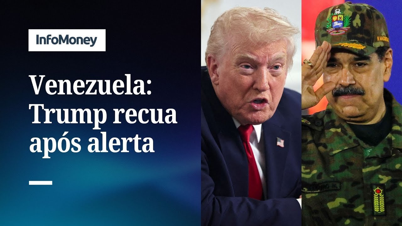 Trump recua após alerta sobre espaço aéreo da Venezuela | InfoMoney News