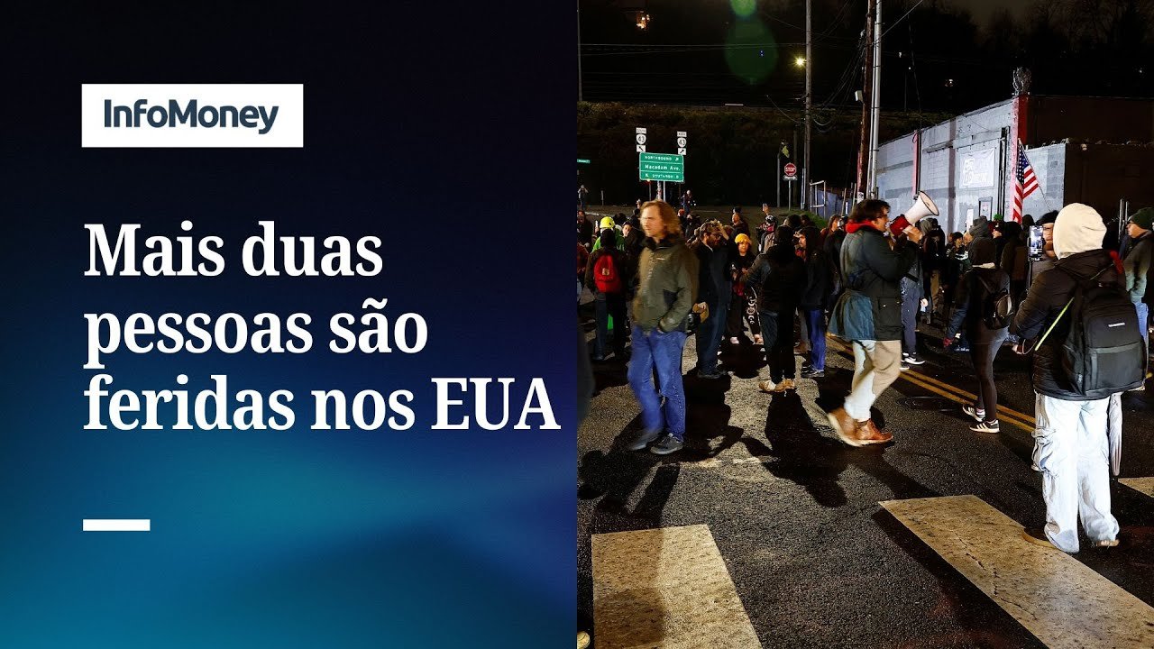 Agentes federais dos EUA atiram contra duas pessoas em Portland | InfoMoney News