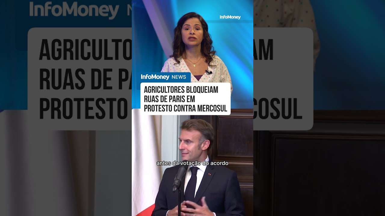 Agricultores bloqueiam ruas de Paris em protesto contra acordo com Mercosul