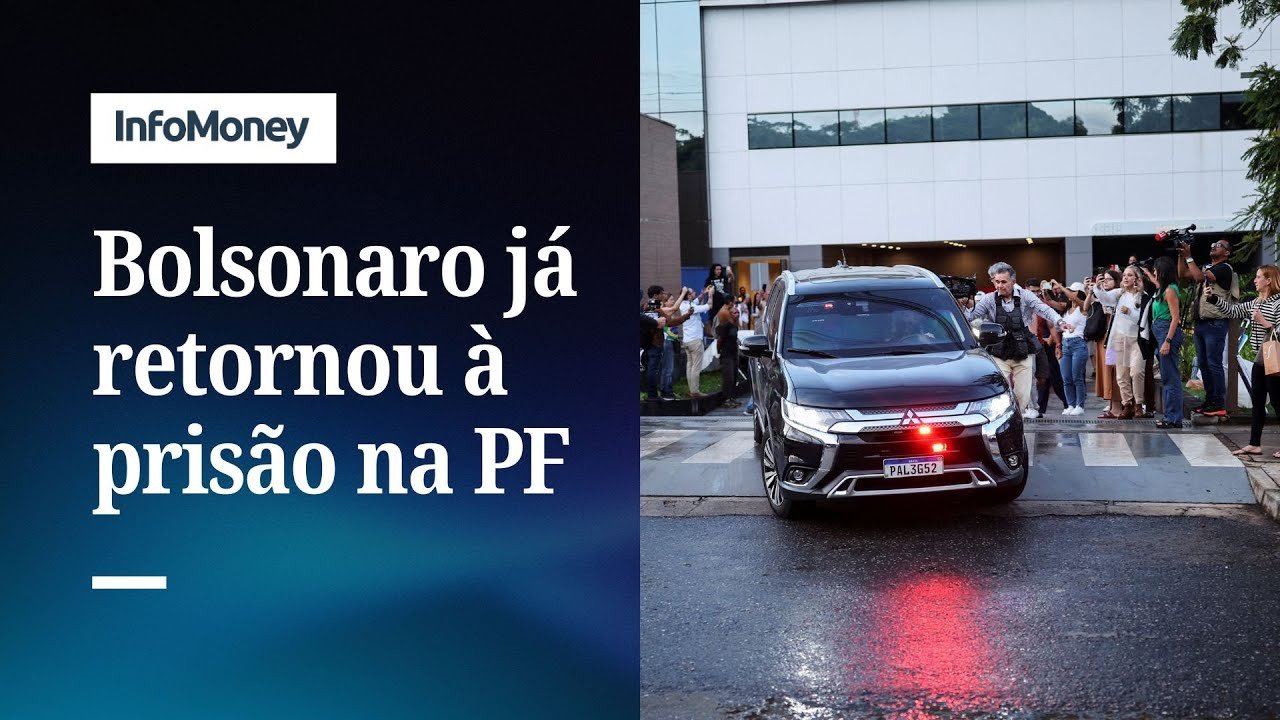 Bolsonaro deixou hospital e já retornou à prisão | InfoMoney News