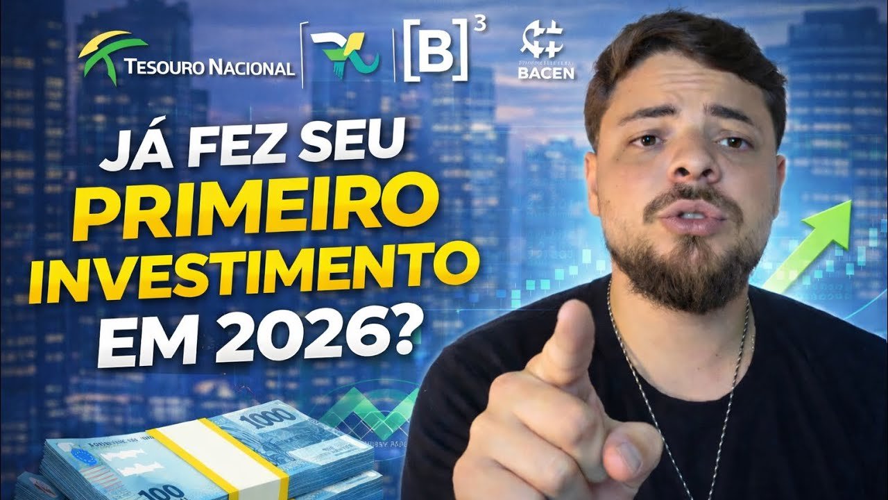 Como começar a investir com R$100,00? Em 2026!!!