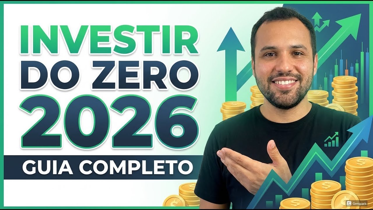 Como começar a investir do ZERO em 2026 | Guia completo para iniciantes