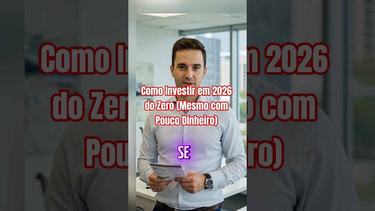 Como Investir em 2026 do Zero (Mesmo com Pouco Dinheiro)