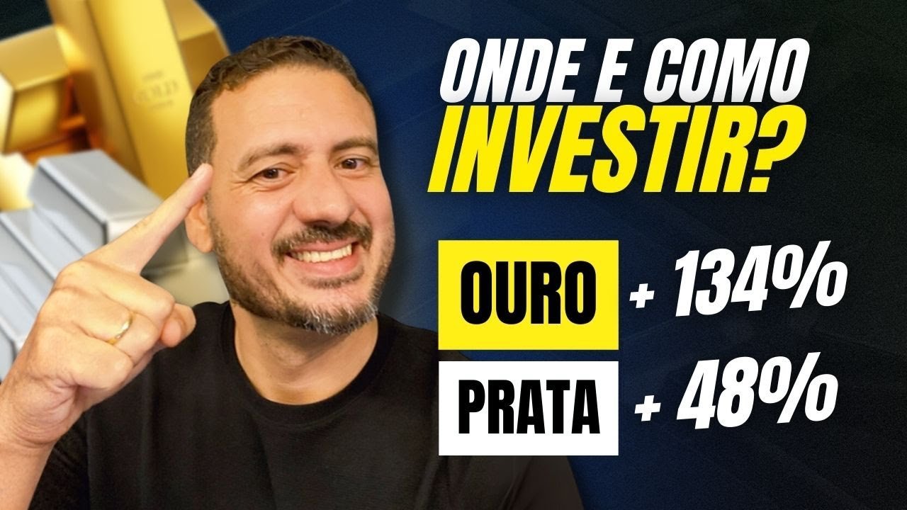 COMO INVESTIR em OURO e PRATA em 2026 [Guia prático para iniciantes.]
