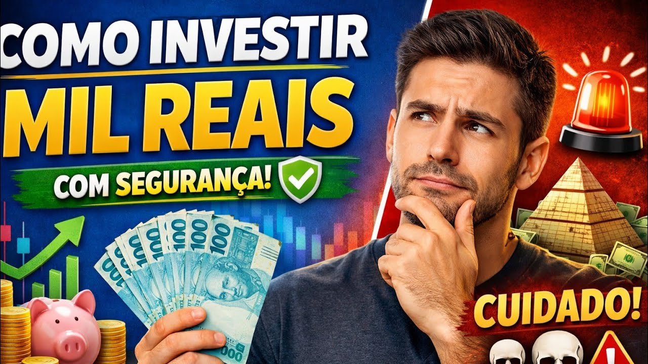 Como Investir MIL REAIS de Forma Inteligente e Segura | Guia Completo para Iniciantes