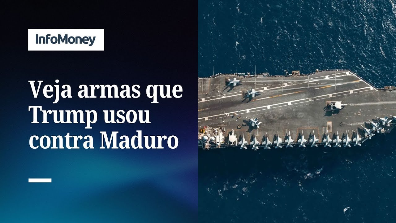 Conheça o poderio militar dos EUA usado contra Maduro na Venezuela | InfoMoney News