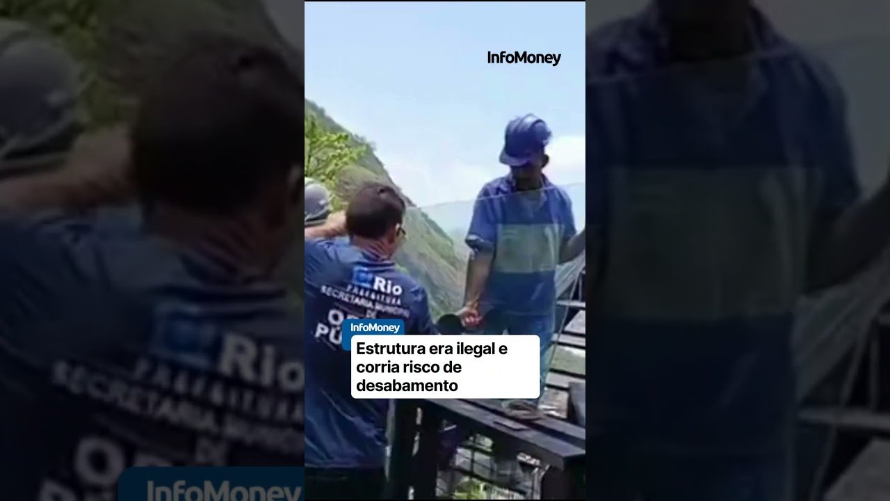 “Escada para o infinito” é retirada no Rio | InfoMoney News