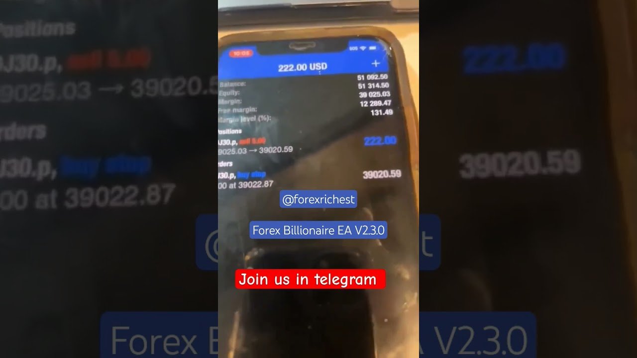 Forex Billionaire EA Robot Meta trader 4/5 || Auto Trading Robot 🤖 V2.3.0 || #forextrading