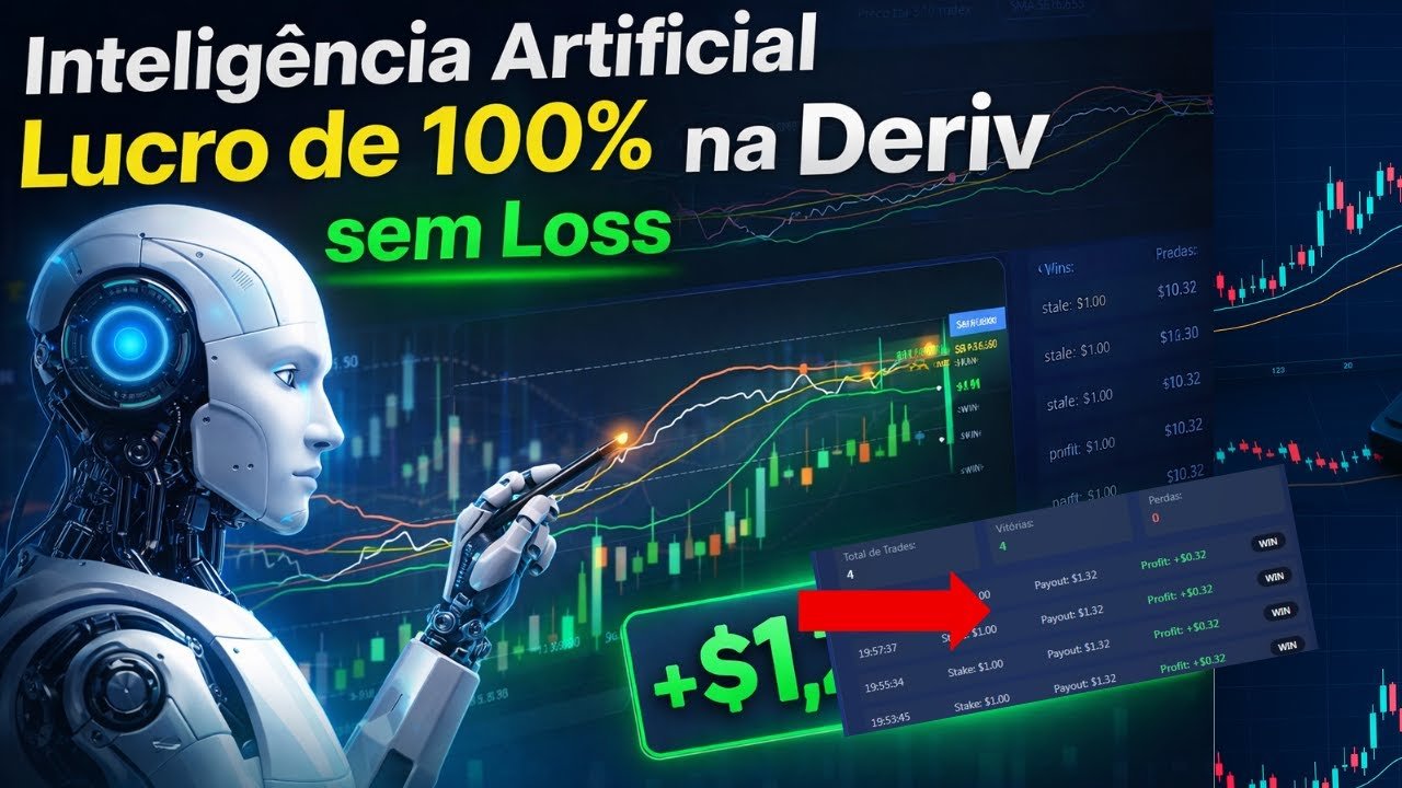 { LUCRO NA DERIV} FEITO COM INTELIGÊNCIA ARTIFICIAL SEM LOSS #deriv2026