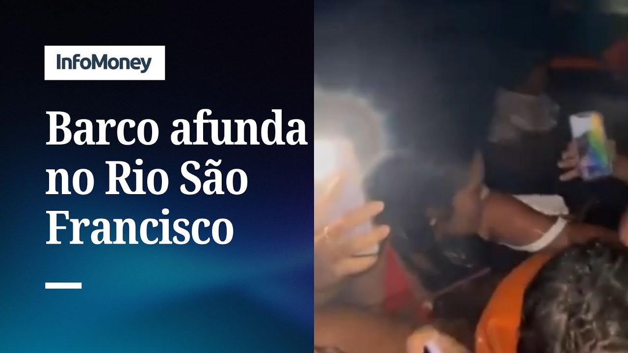 Naufrágio em AL: barco de SE afunda no Rio São Francisco | InfoMoney News