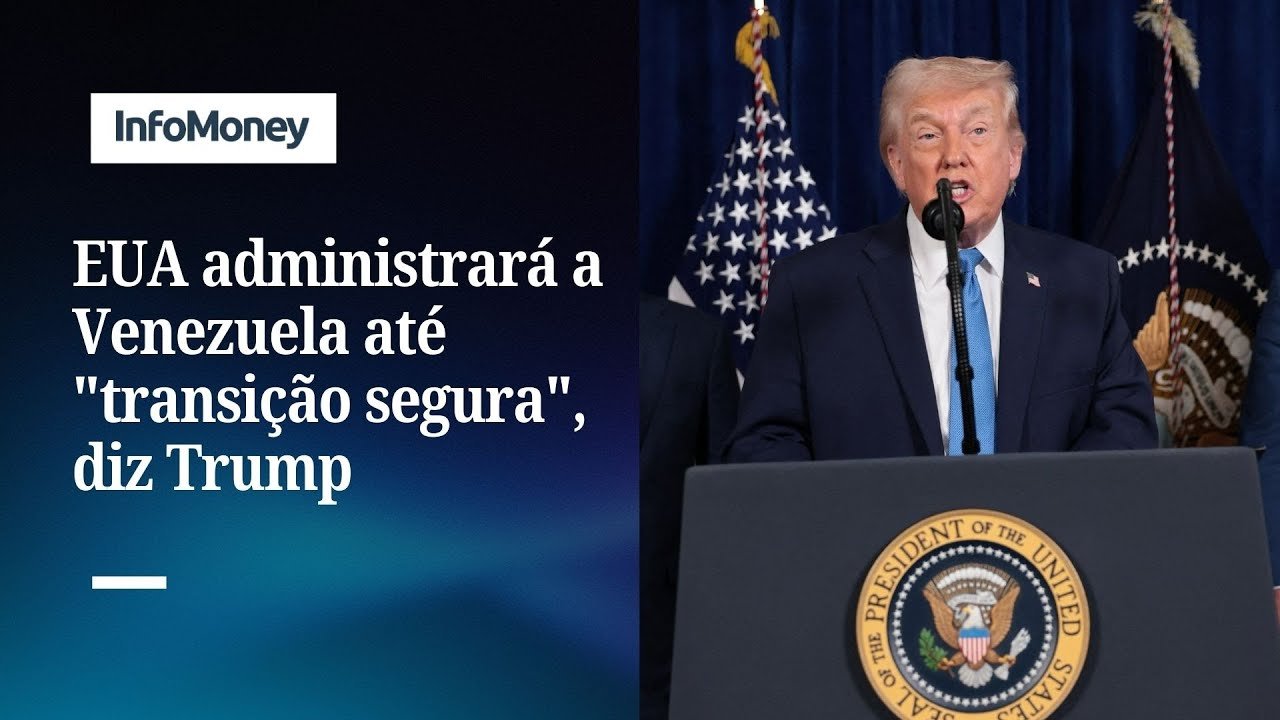 “Nós vamos administrar o país”, diz Trump sobre Venezuela após captura de Maduro | InfoMoney News