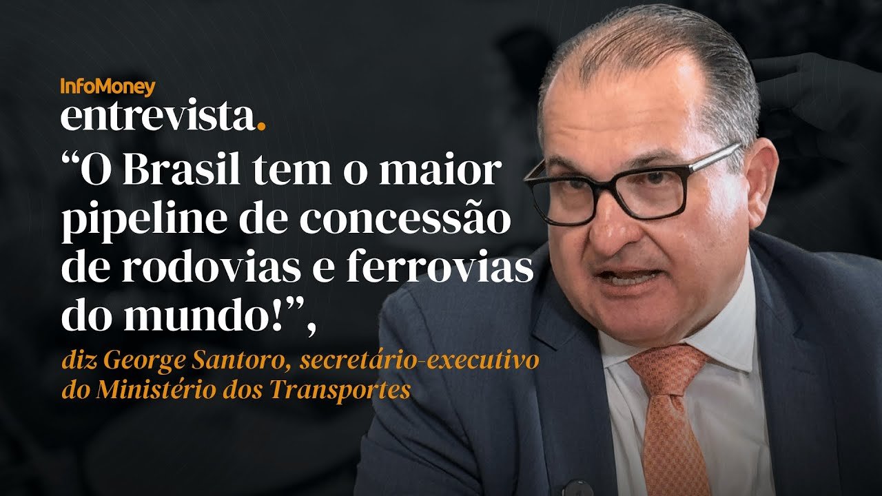 O futuro das rodovias e ferrovias no Brasil com George Santoro | InfoMoney Entrevista