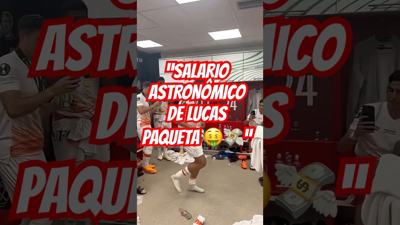 Olha o salário milionário do Lucas Paquetá no flamengo.