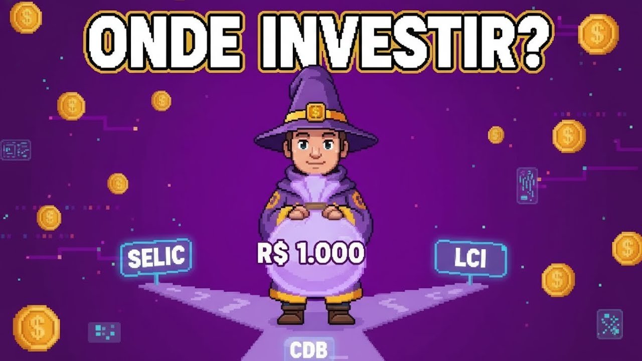 Onde Investir 1.000 Reais em 2026: Renda Fixa que rende MAIS que o Banco