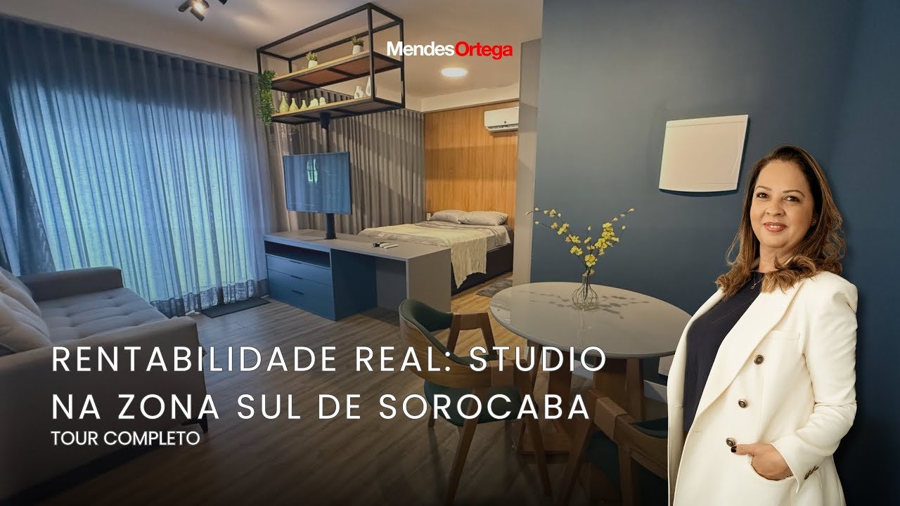 Onde Investir em Sorocaba? Conheça este Studio na Zona Sul (Alta Liquidez)