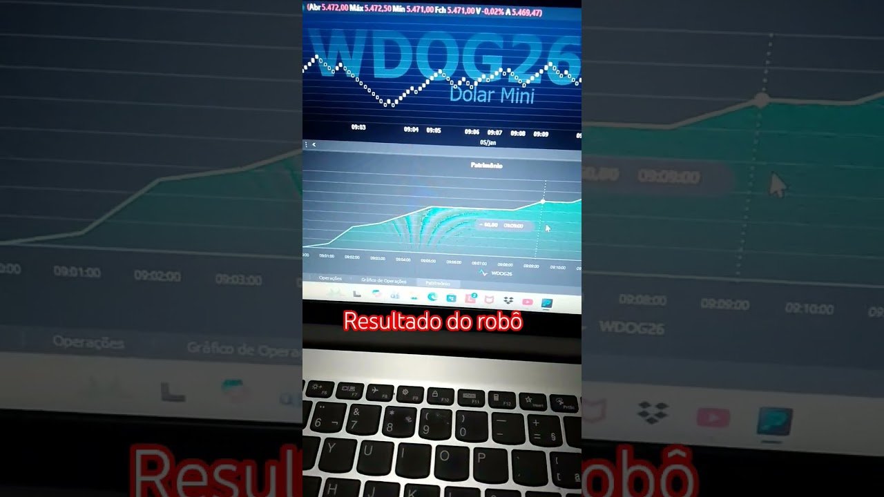 robô pagando #mini #trader #robo