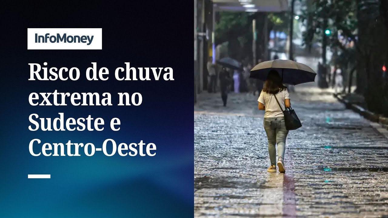 Semana começa com risco de chuva extrema em várias partes do Brasil | InfoMoney News