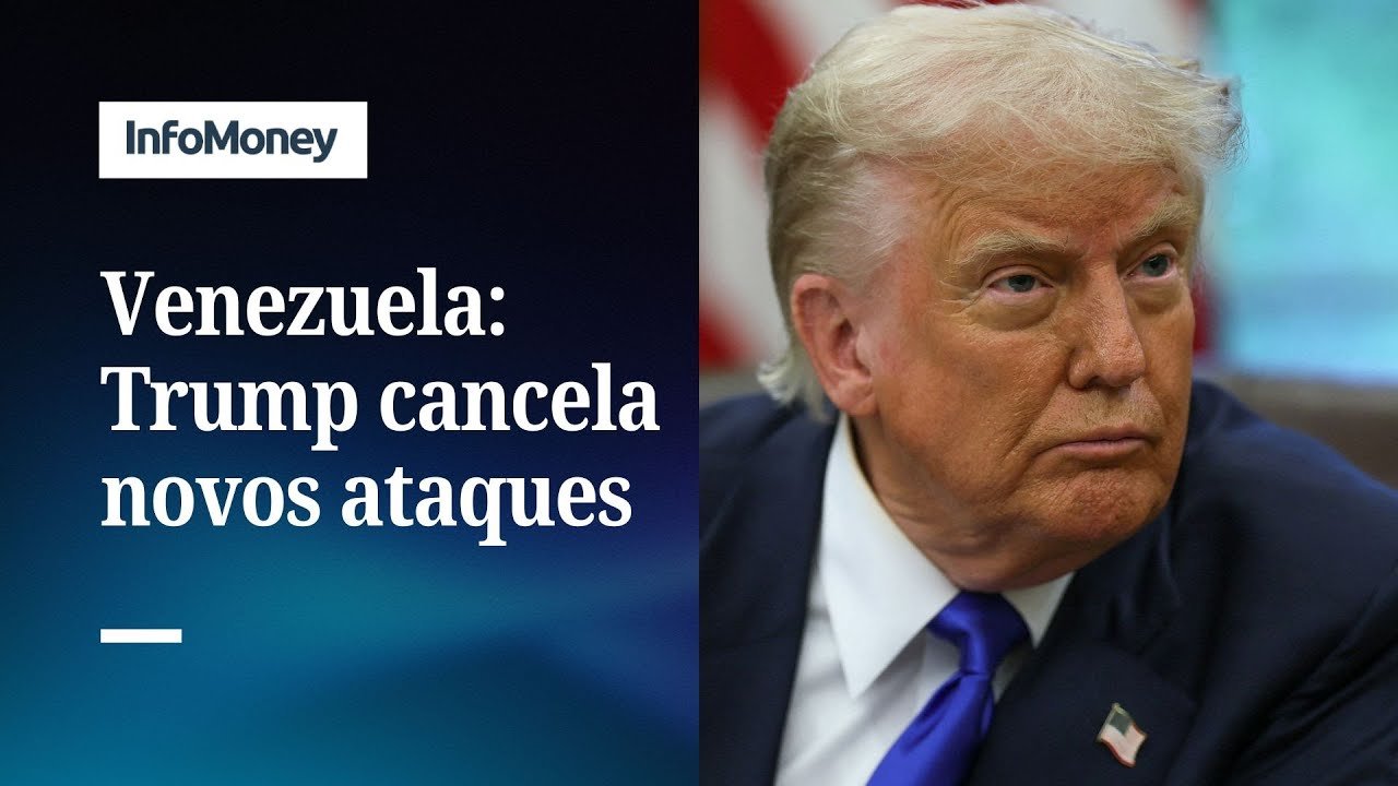 Trump cancela segunda onda de ataques à Venezuela após cooperação | InfoMoney News