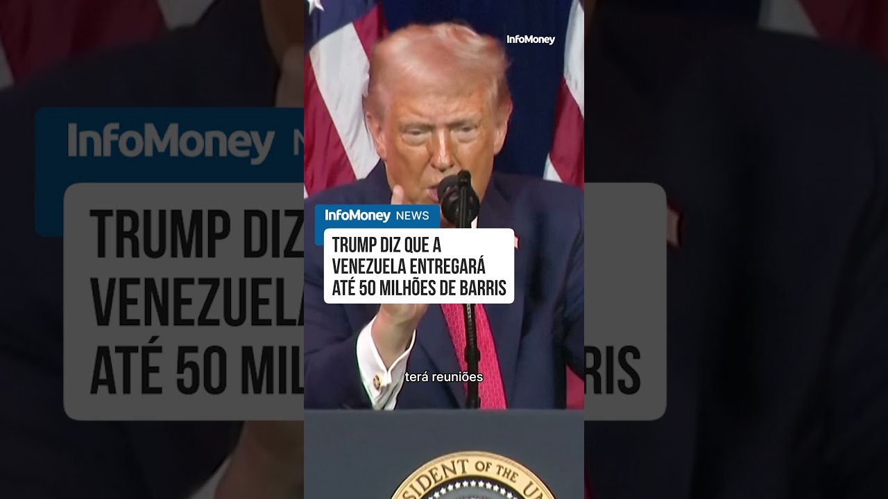 Trump diz que a Venezuela entregará até 50 milhões de barris