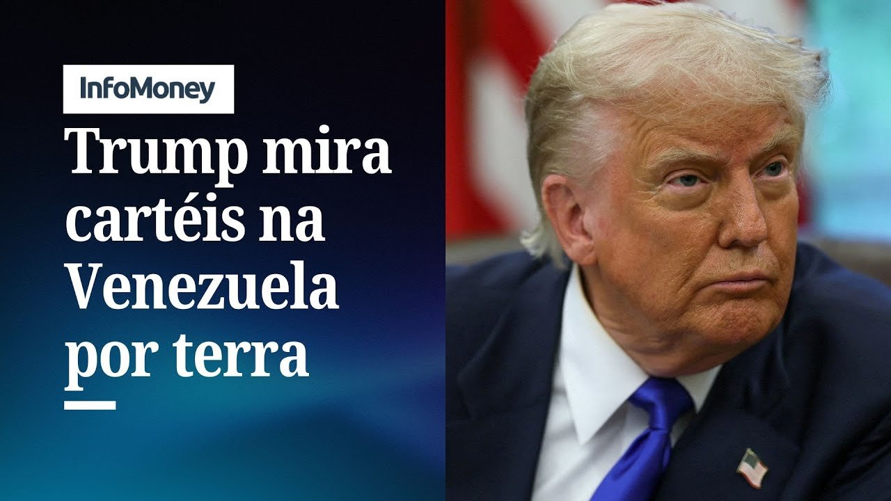 Trump diz que vai realizar ataques terrestres a cartéis na Venezuela | InfoMoney News