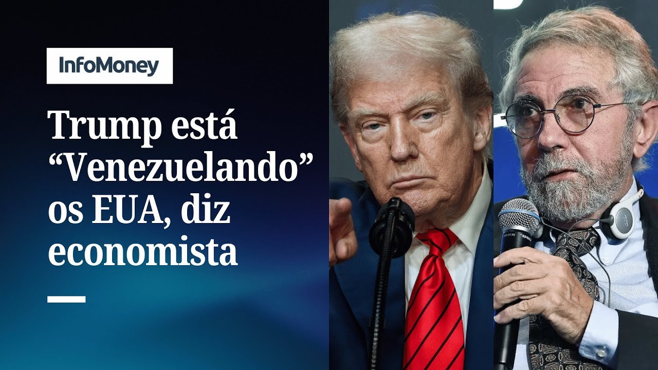 “Trump está ‘venezuelando’ os EUA”, diz vencedor do Nobel de Economia | InfoMoney News