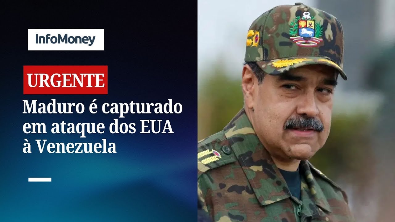 URGENTE: EUA atacam Venezuela e capturam Nicolás Maduro | InfoMoney News