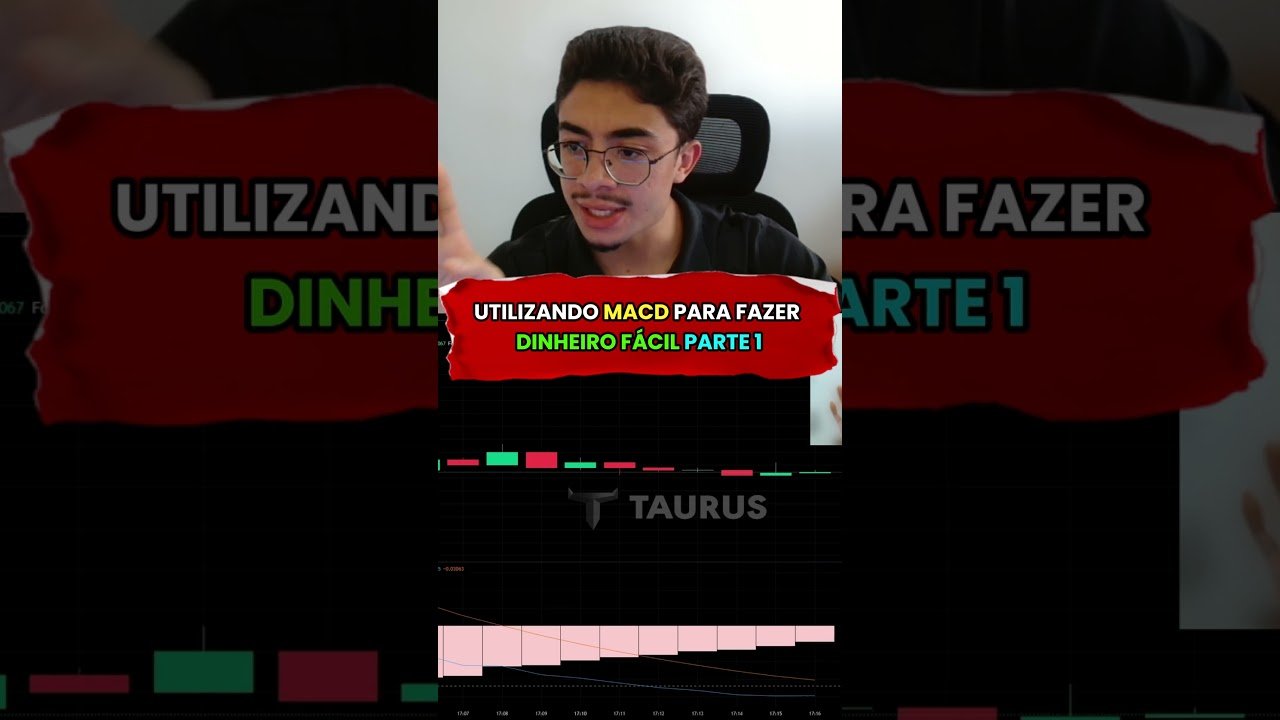 Utilizando MACD para fazer dinheiro fácil parte1 #trader #tradeiniciante #daytrade