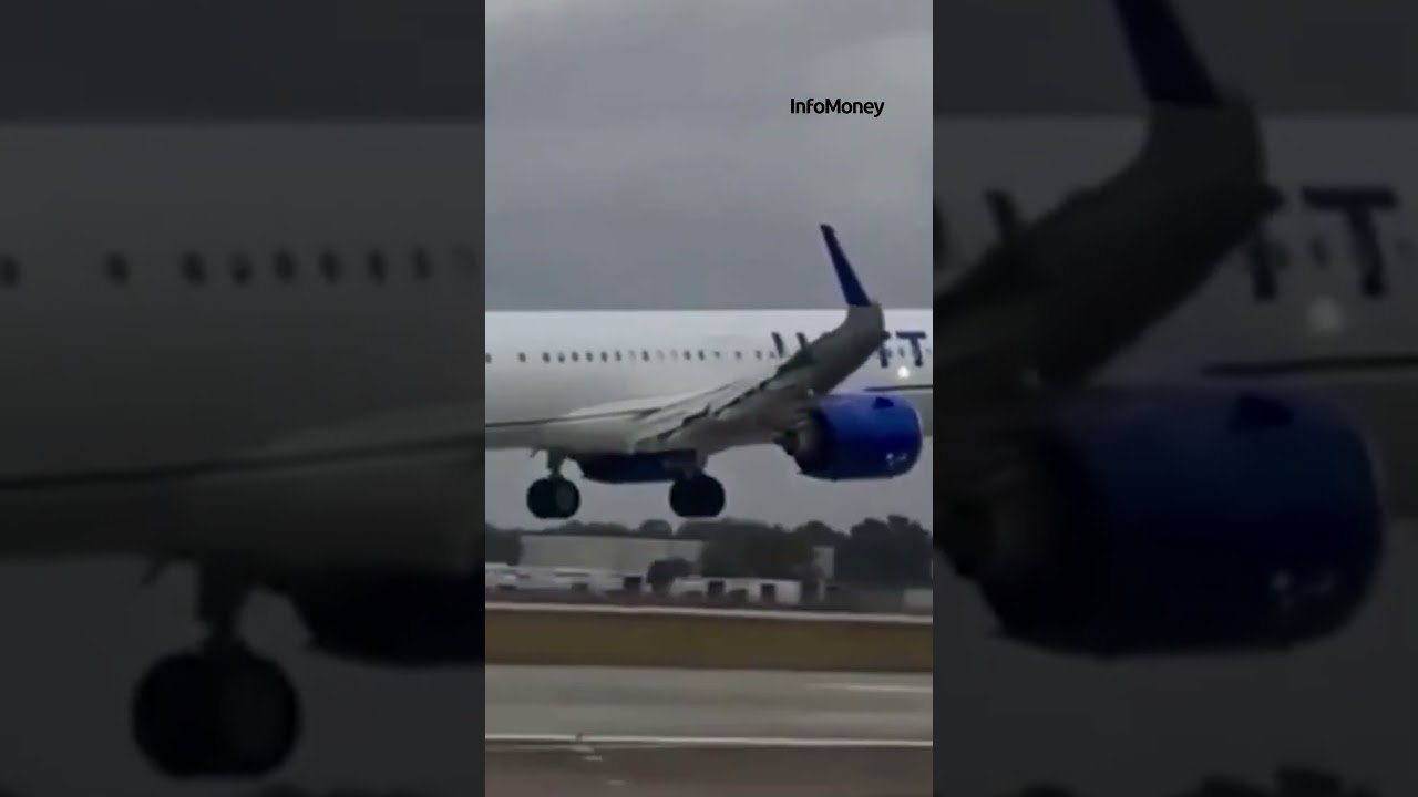 VEJA: Roda se solta de avião durante pouso em Orlando | InfoMoney News
