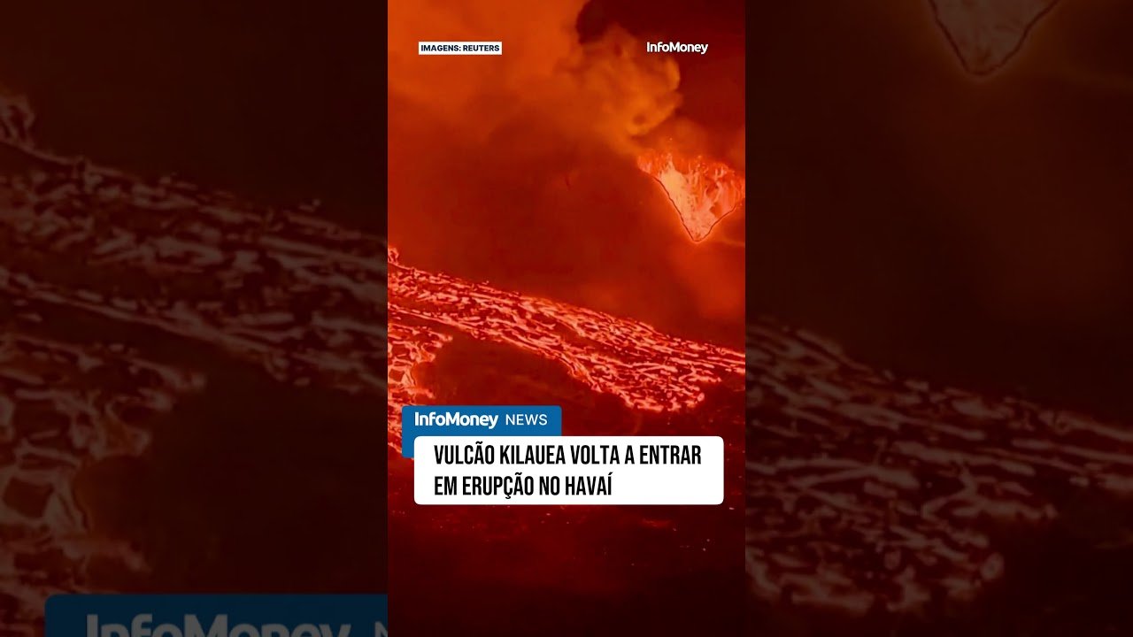 Vulcão Kilauea entra em erupção no Havaí