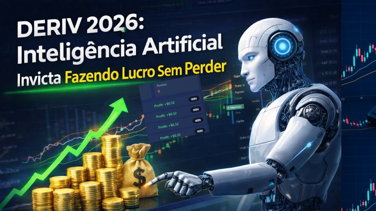 ✔️ ROBÔ DERIV 2026 | INTELIGÊNCIA ARTIFICIAL LUCRANDO SEM LOSS 💰#deriv2026