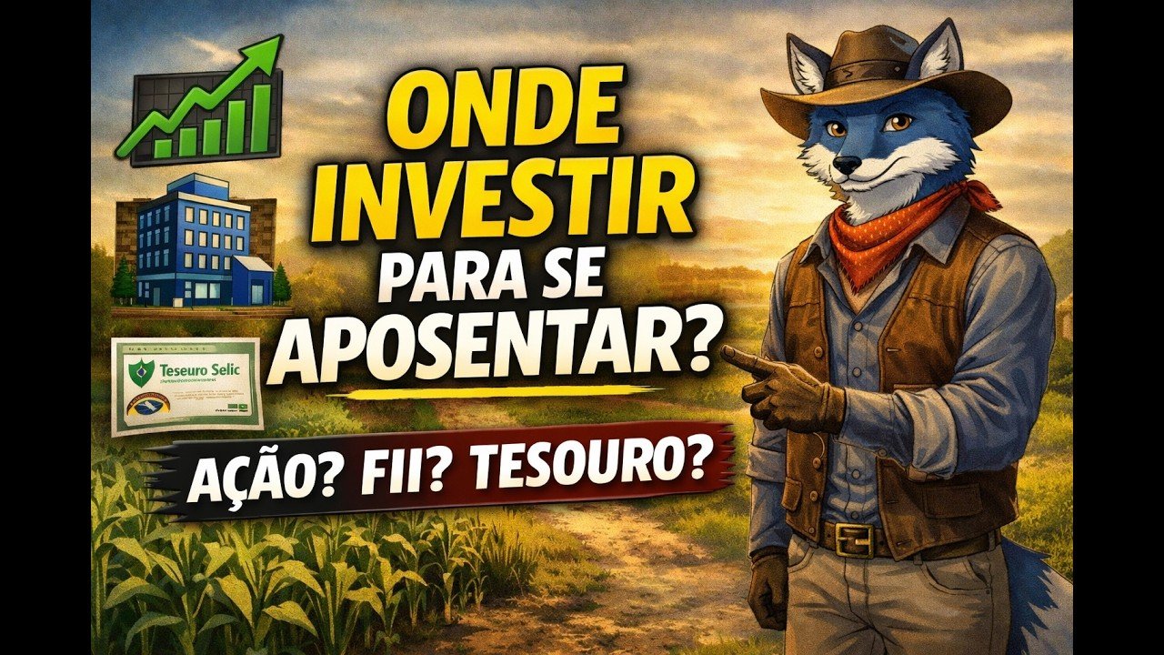 Ações, Fundos Imobiliários ou Tesouro Selic? A Verdade Sobre Onde Investir Para Se Aposentar