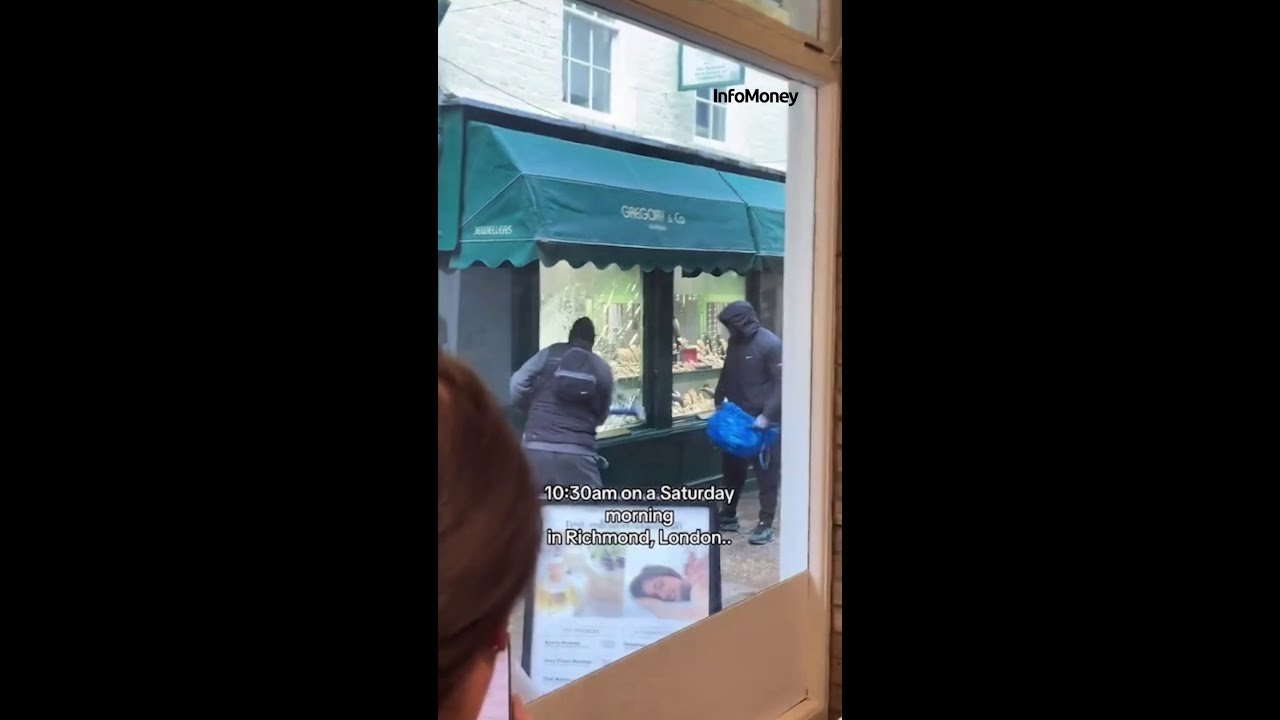Assaltantes roubam joalheria “à marretadas” em Londres