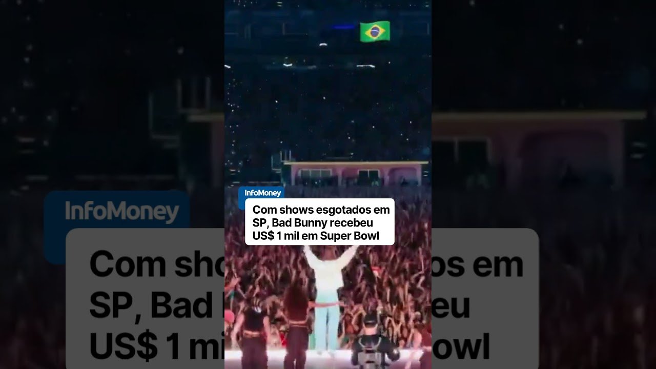 Bad Bunny: com shows esgotados em SP, cantor recebeu apenas US$1mil por show em Super Bowl; relembre
