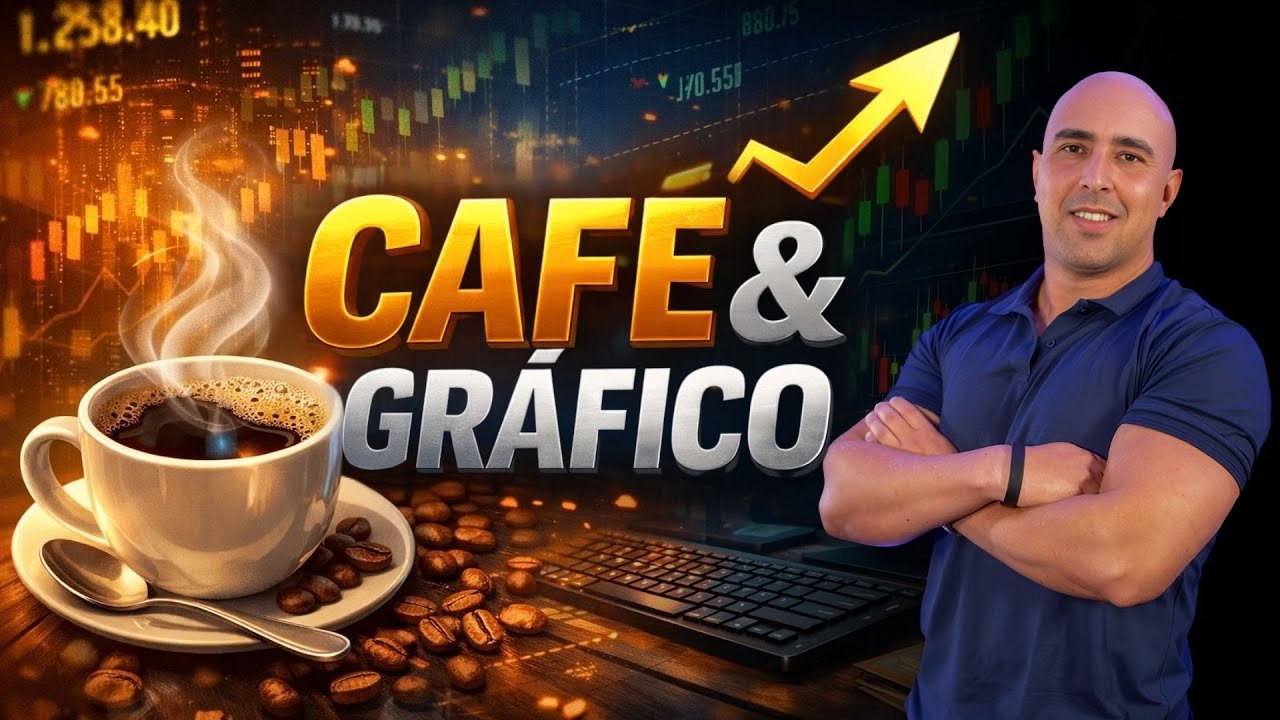 Café & Gráfico | Day Trade ao vivo com Jota R |  23/02/2026